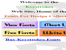 Tablet Screenshot of fontsfordesign.com